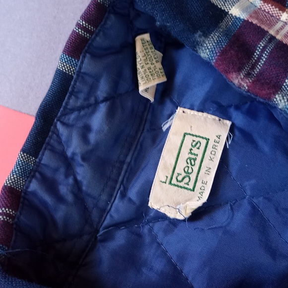 Vintage 1970s Sears Lumberjack Plaid Button-Up Jacket unisex - Picture 2 of 10